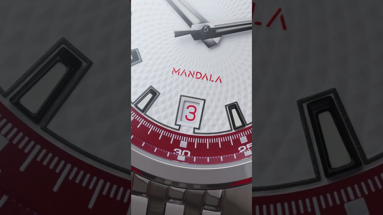 The Mandal Mk3 Bull's Eye Red delivers a knock-out one two punch: sharp looks & supreme legibility