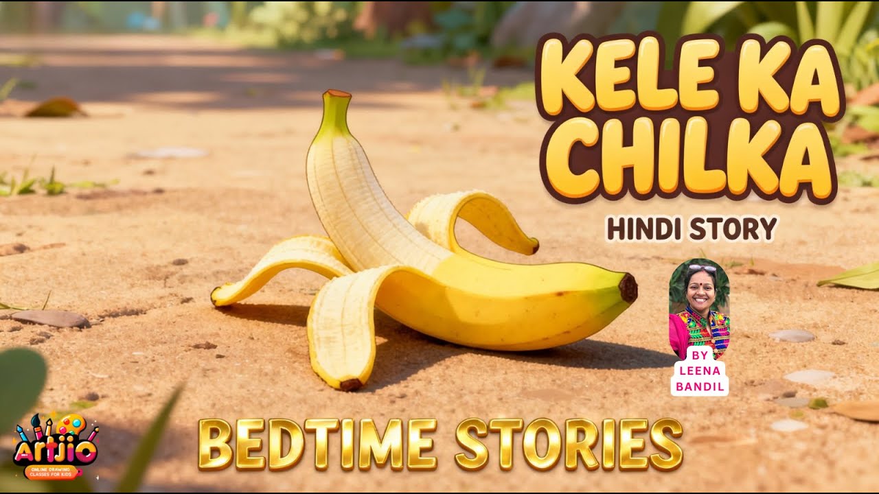 " KELE KA CHILKA "- Bed Time Story in HINDI| By Leena Bandil | DISNEY STYLED | Artjio