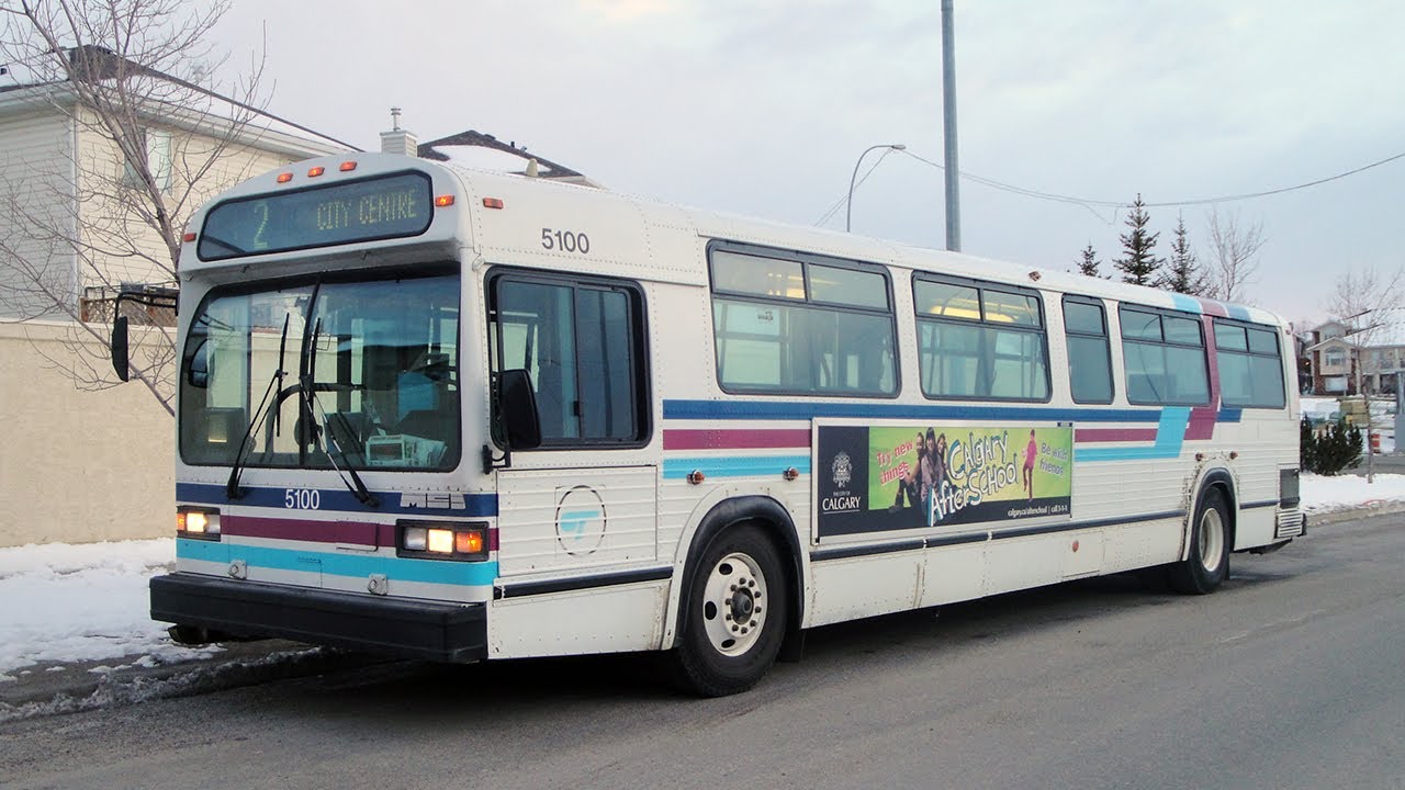 Detroit Diesel 6V92TA Two Stroke Diesel Calgary Transit 1992 MCI Classic TC40-102N 5100 May 15, 2011