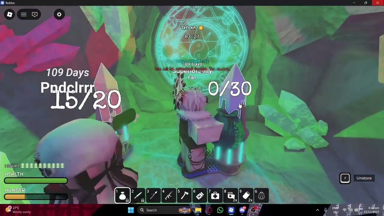 3 Crystal Puzzle in 50 Days on a Raft!