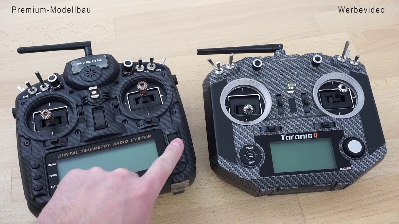 FrSky Taranis Q X7 S ACCESS vs Taranis X9D+ 2019 SE ACCESS  - Kurzvorstellung (DEUTSCH)