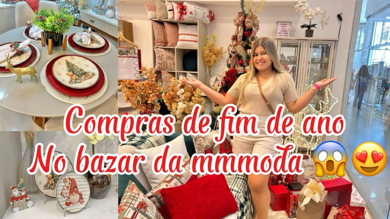 Compras de fim de ano no bazar da maraponga mart moda 😱 muito coisa linda e barata 😮‍💨 