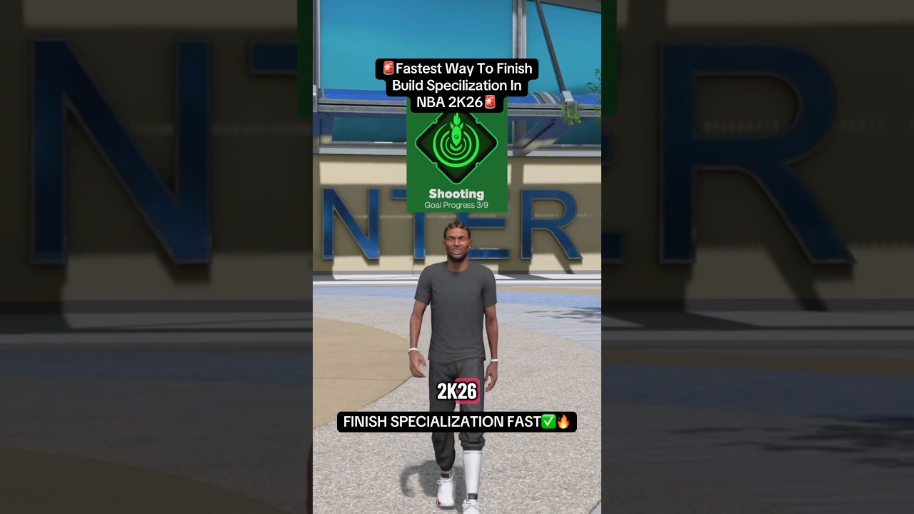 UNLOCK BUILD SPECIALIZATION FAST IN NBA 2K26🤯✅🔥 #2k26 #nba2k26 #2kcommunity #cinco2k