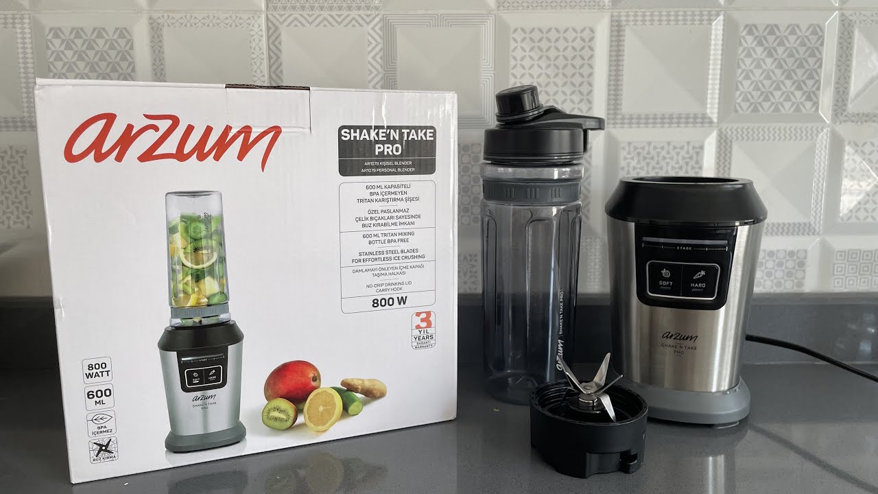 ARZUM SHAKE'N TAKE PRO KİŞİSEL SMOOTHİE BLENDER 800W | KUTU AÇILIŞI VE ÜRÜN İNCELEME