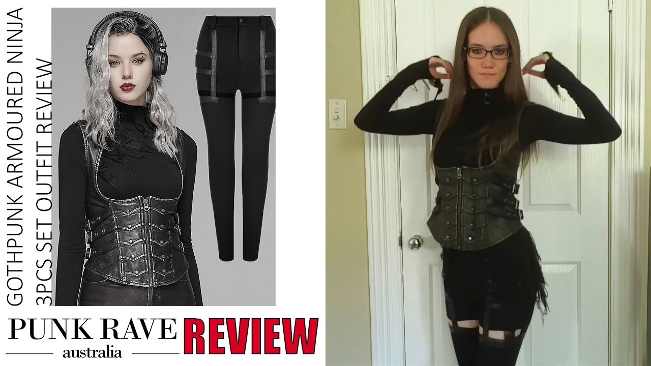 3PC Punk Warrior Outfit - Punk Rave Australia Video Review by DestroyerMariko