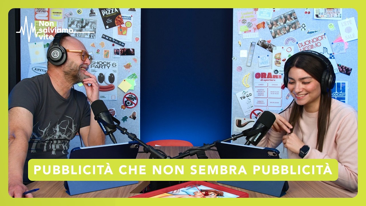 Pubblicità che non sembra pubblicità - Non salviamo vite