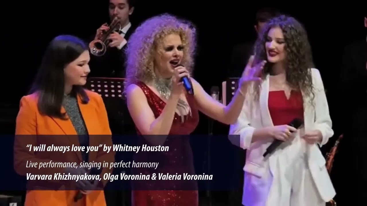 “I will always love you” Live performance by Varvara Khizhnyakova, Olga Voronina & Valeria Voronina