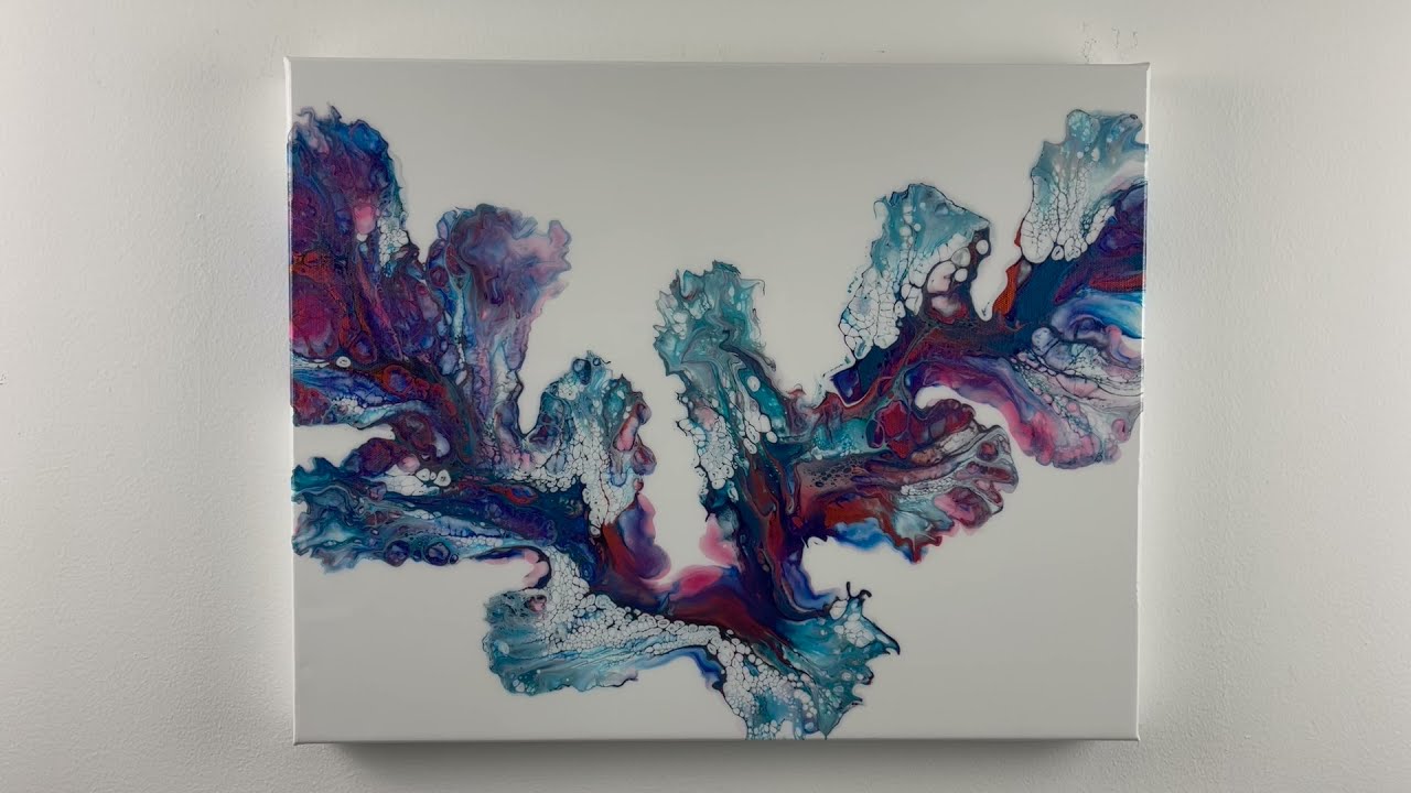 Dutch Pour ~ Beautiful Blues | Acrylic Pouring | Fluid Art | Dutch Pour | Abstract Art | Artist #10