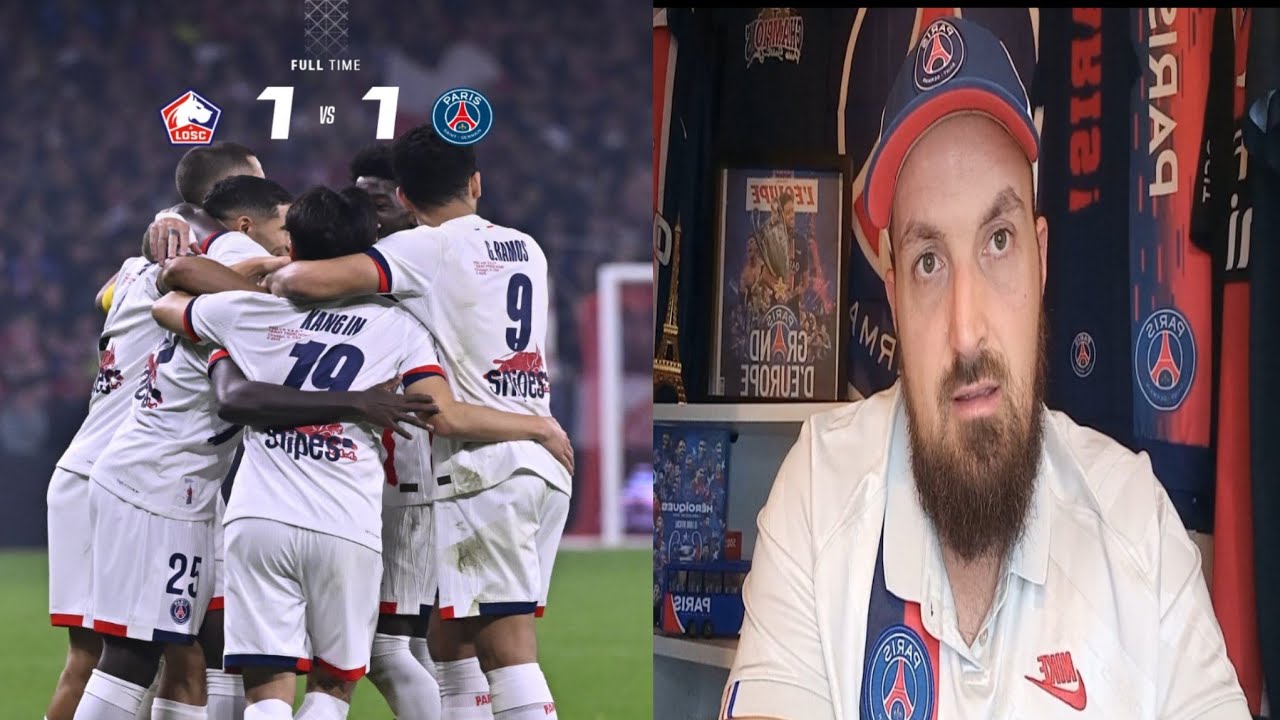 LILLE-PSG 1-1 J7 DE LIGUE 1 