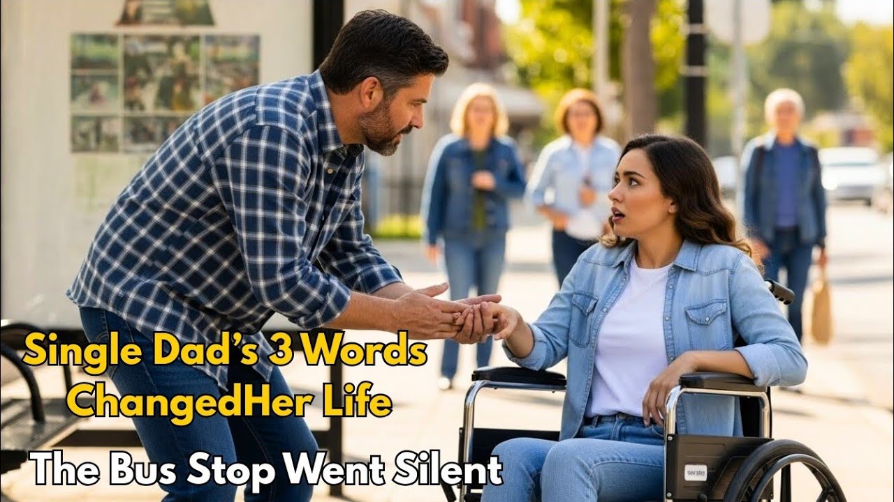 “Come With Me,” a Single Dad Told a Paralyzed Girl at a Bus Stop —What He Did Next Shocked Everyone