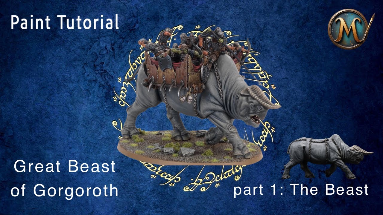 How to paint The Great Beast of Gorgoroth, part 1 | Lord of the Rings MESBG Painting Tutorial