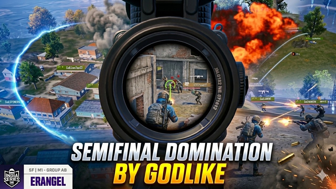 GODLIKE BEAST DESTRUCTION IN 1st SEMIFINAL MATCH😱🔥AGGRESSIVE GODLIKE IN BGIS 2026 #bgmi #bgis2026