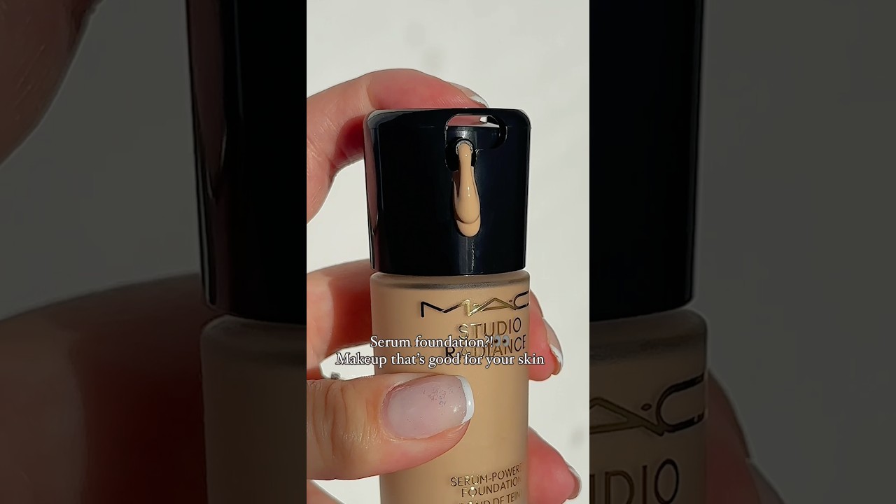 Mac Studio radiance serum foundation #asmr #makeup #macmakeup #serum #foundation #glassskin