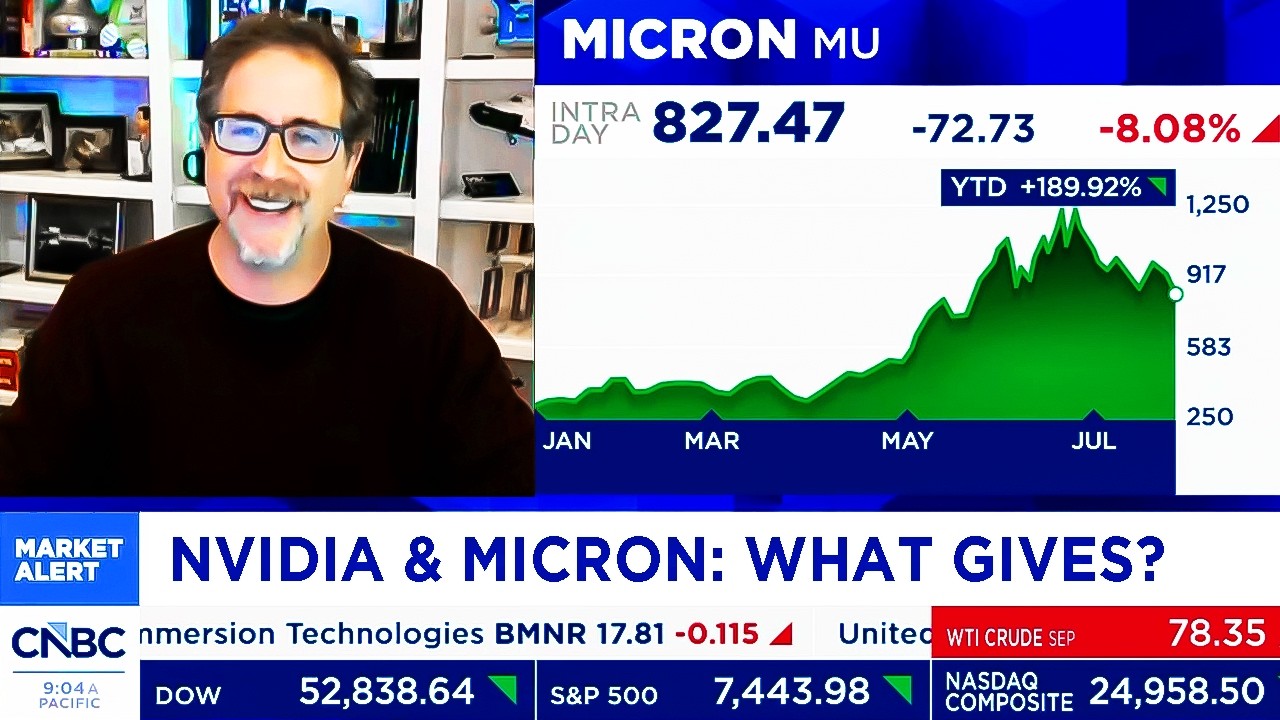 CNBC об акциях NVIDIA, Micron и SK Hynix &mdash; обзор NVDA