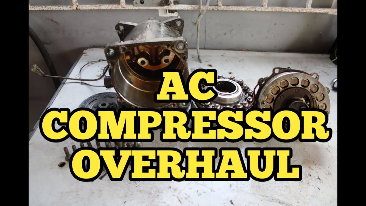 DIY MITSUBISHI LANCER AC COMPRESSOR OVERHAUL