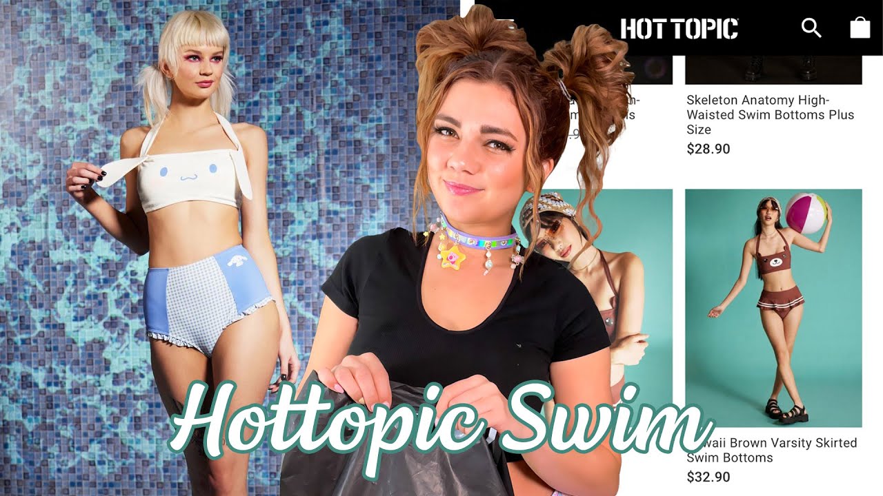 Hot Topic makes swimwear?! Egirl vibes!