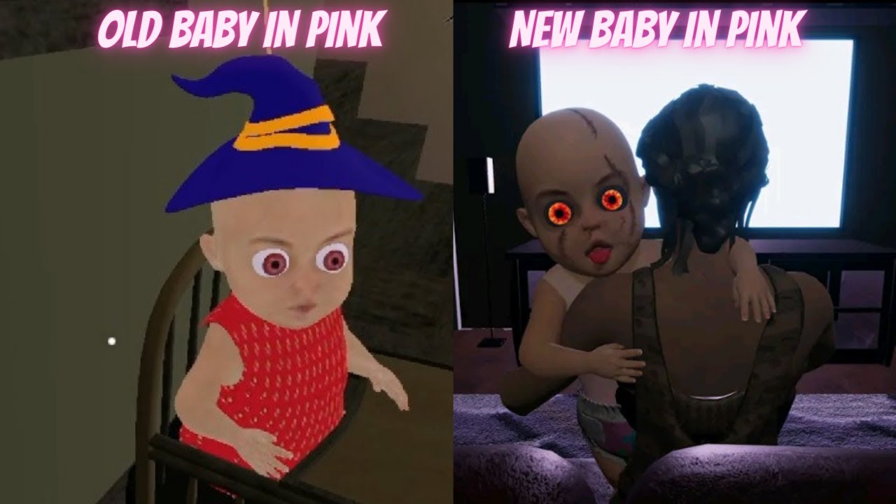 Old Baby In Pink VS New Baby In Pink Horror Game