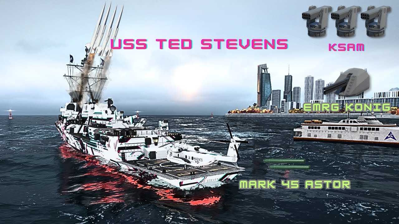OMG! This USS Ted Stevens loadout is broken. FINALLY! Modern Warships