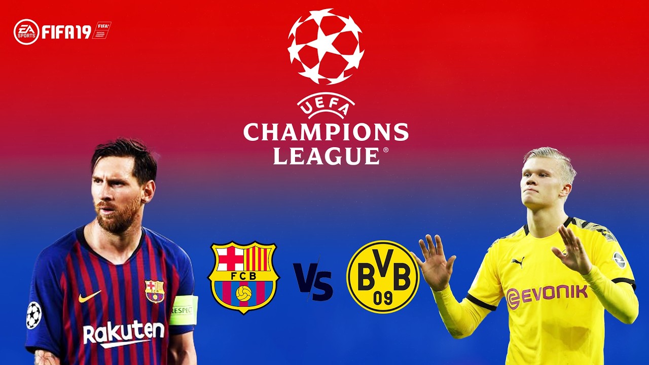 Barcelona vs Dortmund | UEFA Champions League | FIFA 19 GAMEPLAY
