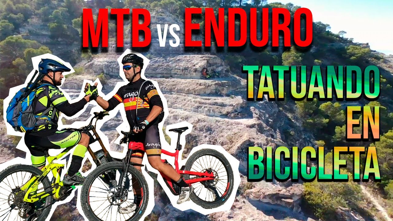 TATUAJE en una BICICLETA! ¿MTB o Enduro?
