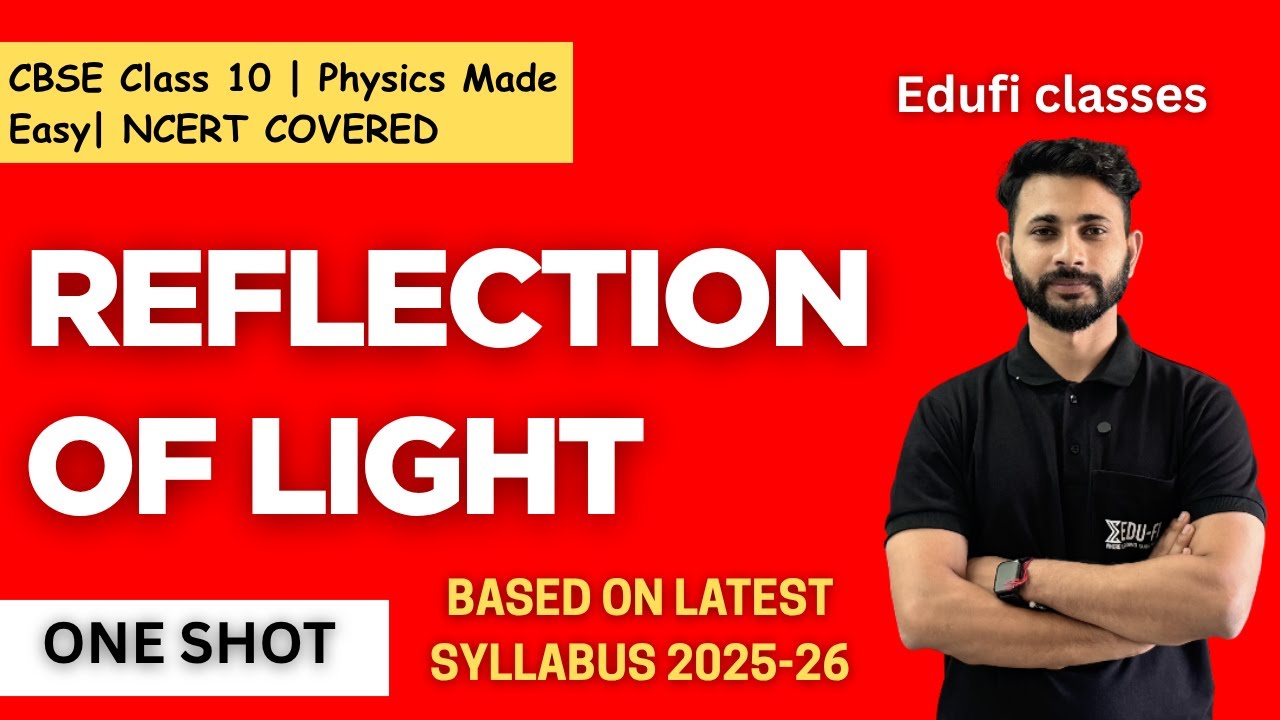 Reflection of Light in 10 Minutes | Class 10 Science Quick Revision