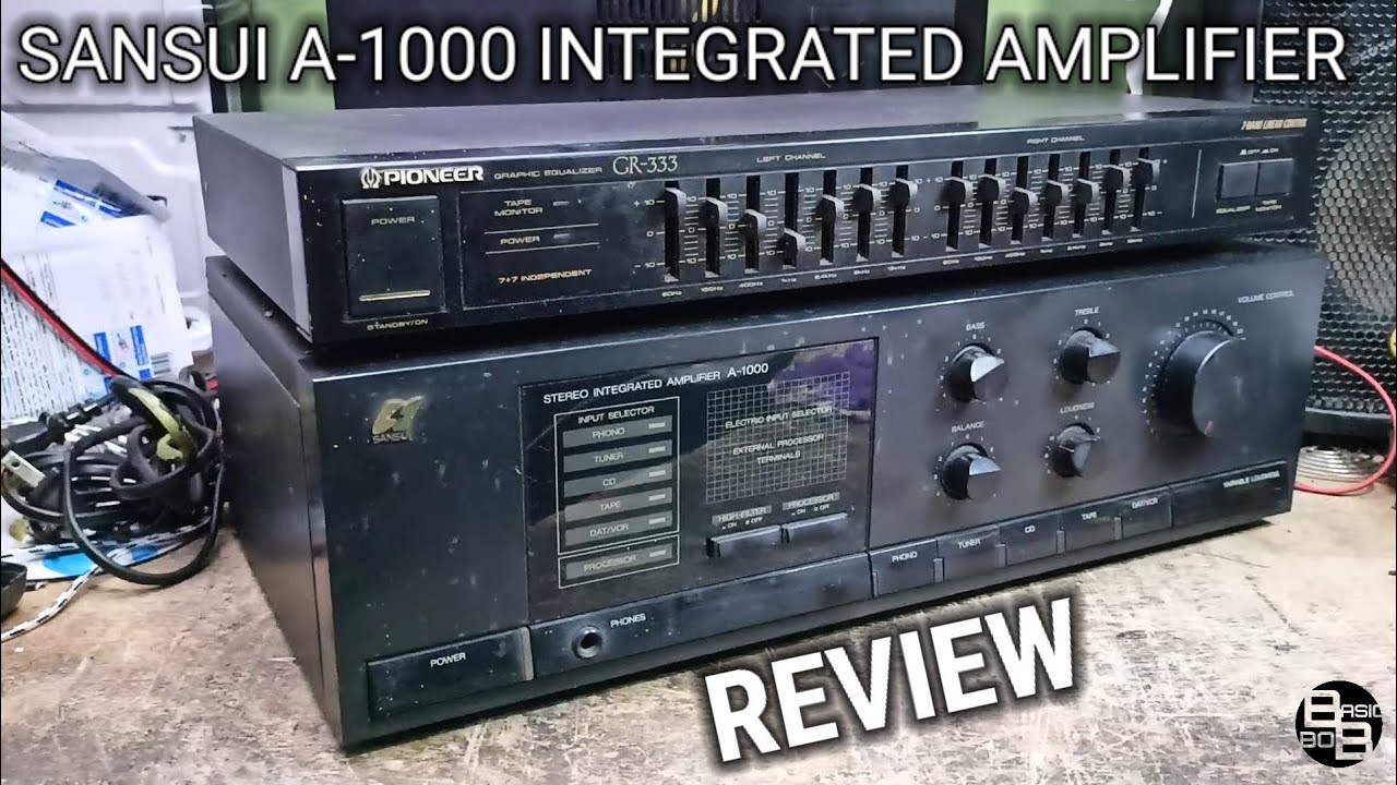 SANSUI A-1000 INTEGRATED AMPLIFIER || REVIEW AND WHATS INSIDE