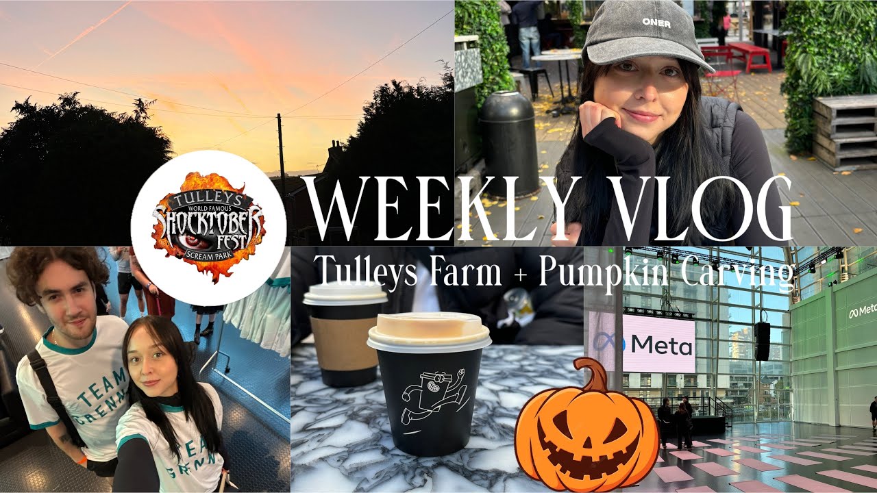 WEEKLY VLOG: Tulley's Farm, Pumpkin Carving + Instagram event