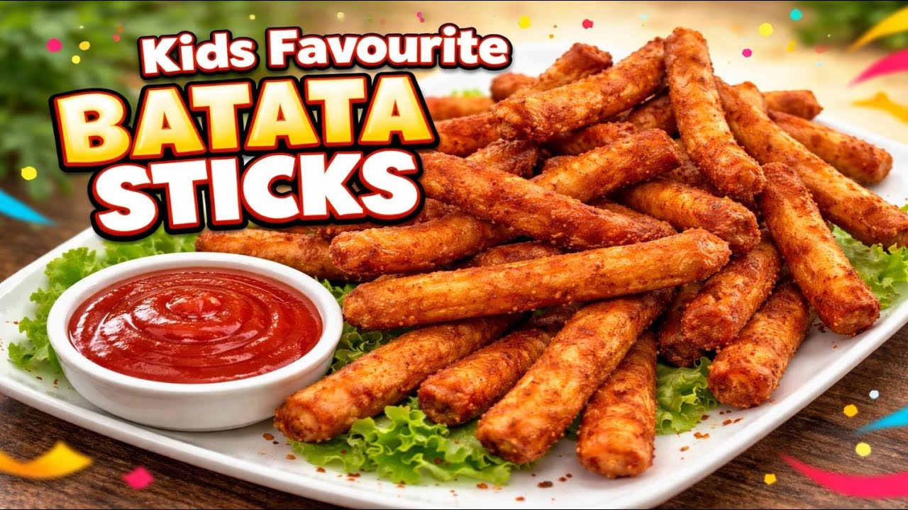 लहान मुलांना आवडणारे Crispy Batata Sticks 😍🍟  #viral #viralvideo #cooking  @YouTubeWalaSam