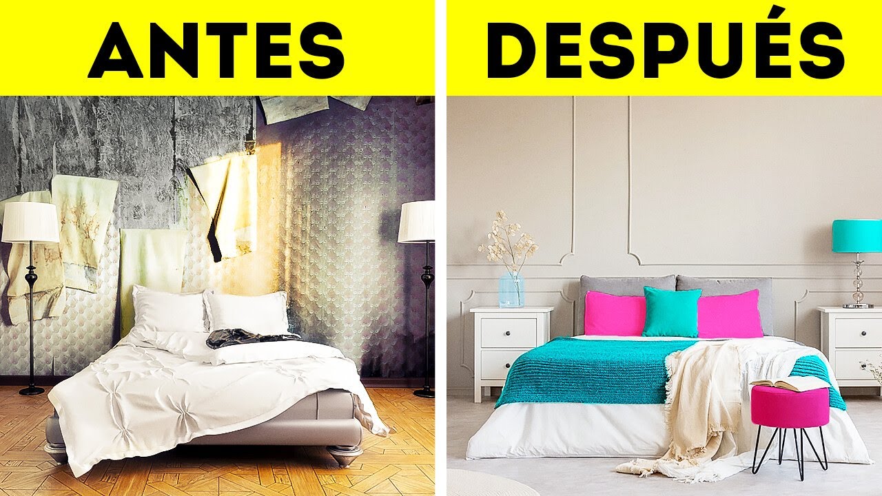 IDEAS DE RENOVACIÓN ECONÓMICAS DE SALAS || TRUCOS PARA DECORAR Y ORGANIZAR