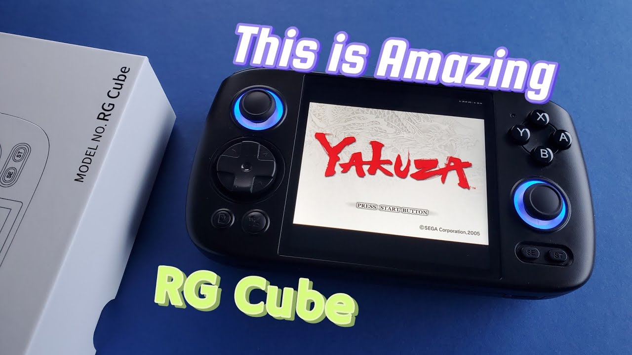 Anbernic RG Cube Ps2, 3Ds, GameCube, Oddly Unique...POWERFUL!