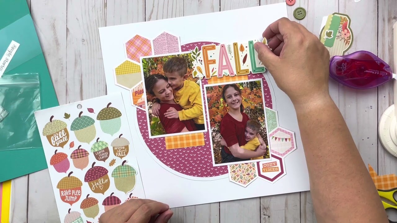 FALL LAYOUT - The ScrapRoom & Simple Stoeiws