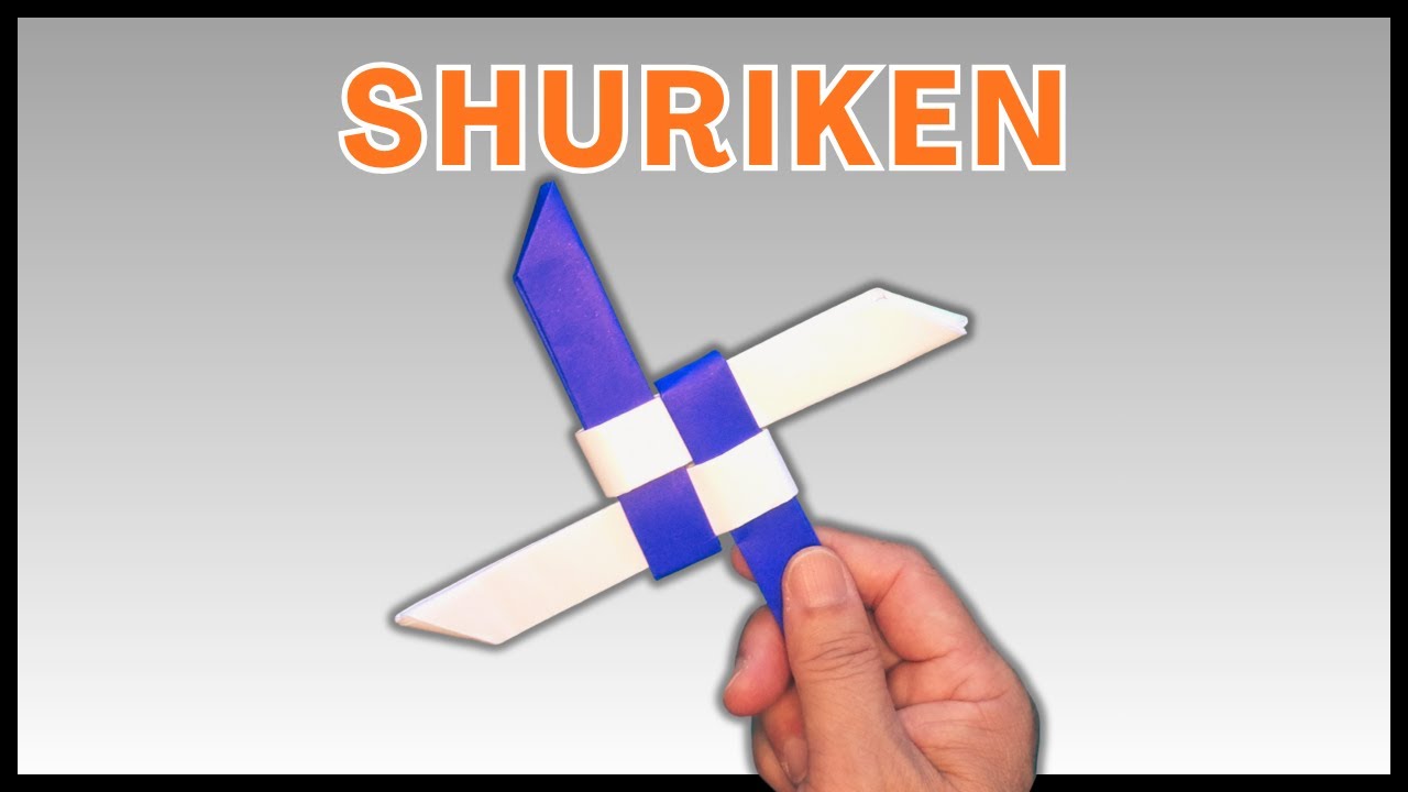 Como Fazer Shuriken de Origami — Estrela Ninja de Papel | Tutorial Fácil com Brinquedo Passo a Passo