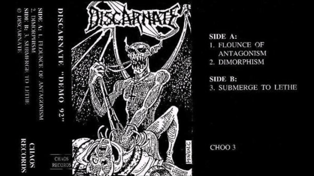Discarnate [FIN] [Raw Black] 1992 - Demo´92 (demo)