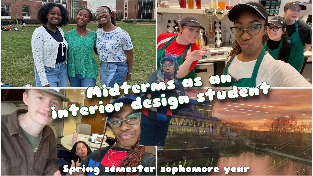 THE CRAZY RUSH TO SPRING BREAK AKA MIDTERMS | Liberty Interior Design Student