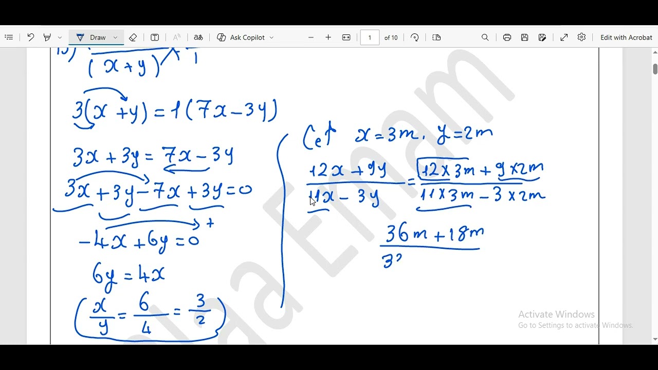 prep 2   2nd idea let algebra