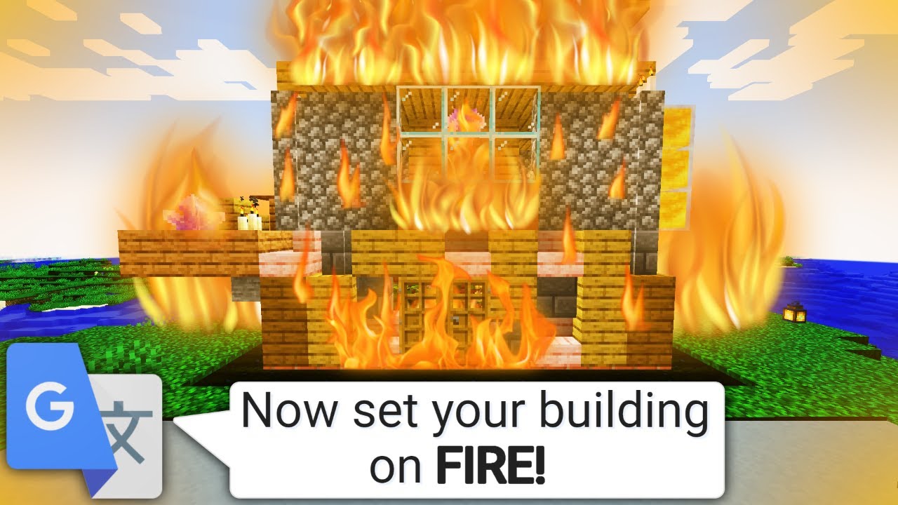 Google Translate Makes Me A Minecraft House