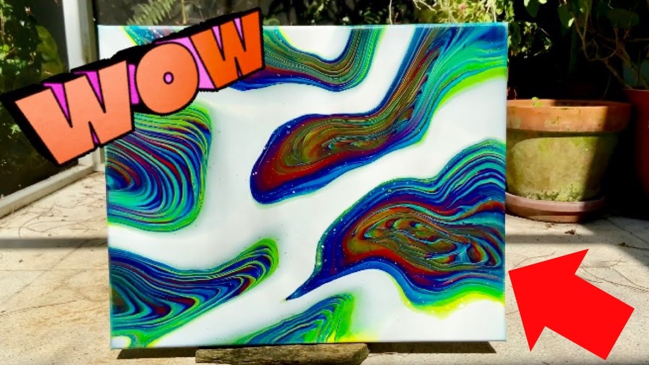 Fluid Art! - Amazing Abstract Artwork - Melting Rings!