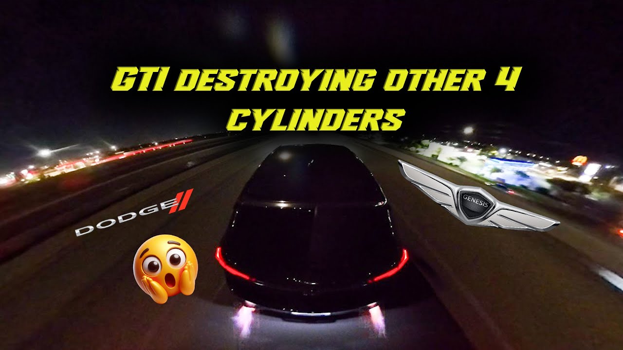Big Turbo GTI Destroys Other 4 Cylinders! (Type R, SRT4, Elantra N, Genesis)