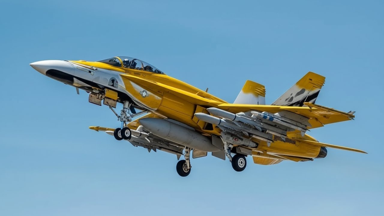 NOWY F/A-18 Super Hornet po modernizacji zszokował świat!