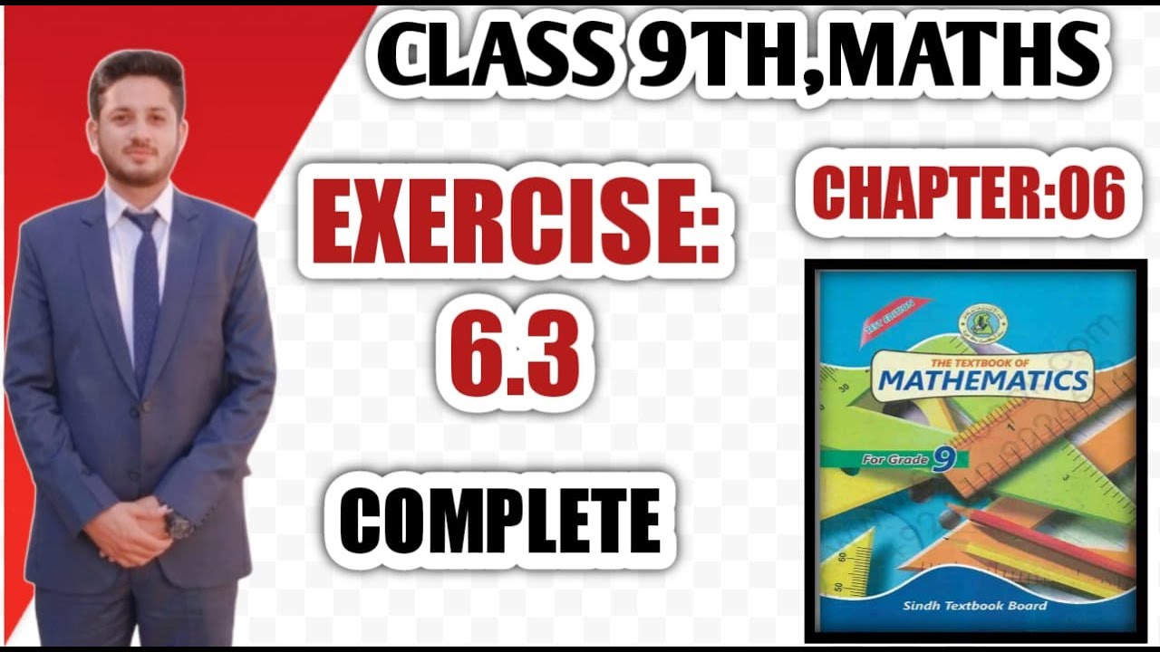 Exercise 6.3 Complete | Class 9 Sindh Text Board | Ex 6.3 | the educational hub