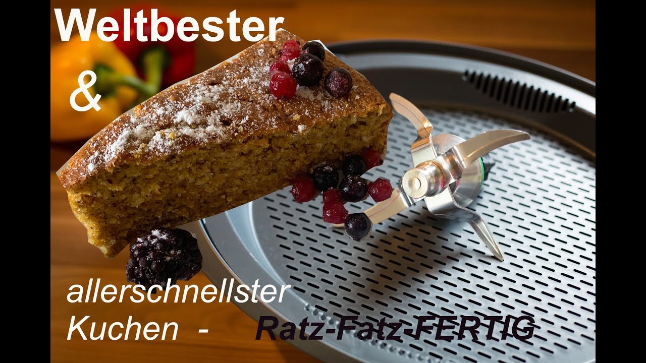 30 (!) Sekunden-Kuchen - Faule Leute Kuchen aus Deinem Thermomix