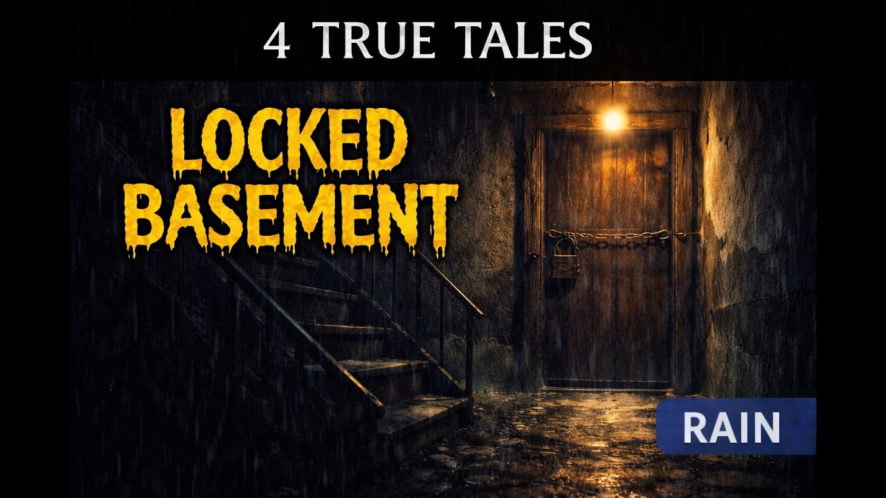 Scary Stories for Sleep (Rain) — 3 True Tales (The Locked Basement)
