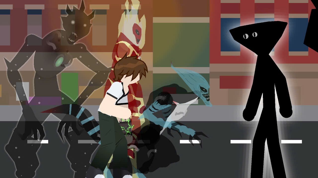ben 10 (Carnitrix) vs Boisvert (Room) | Sticknodes pro