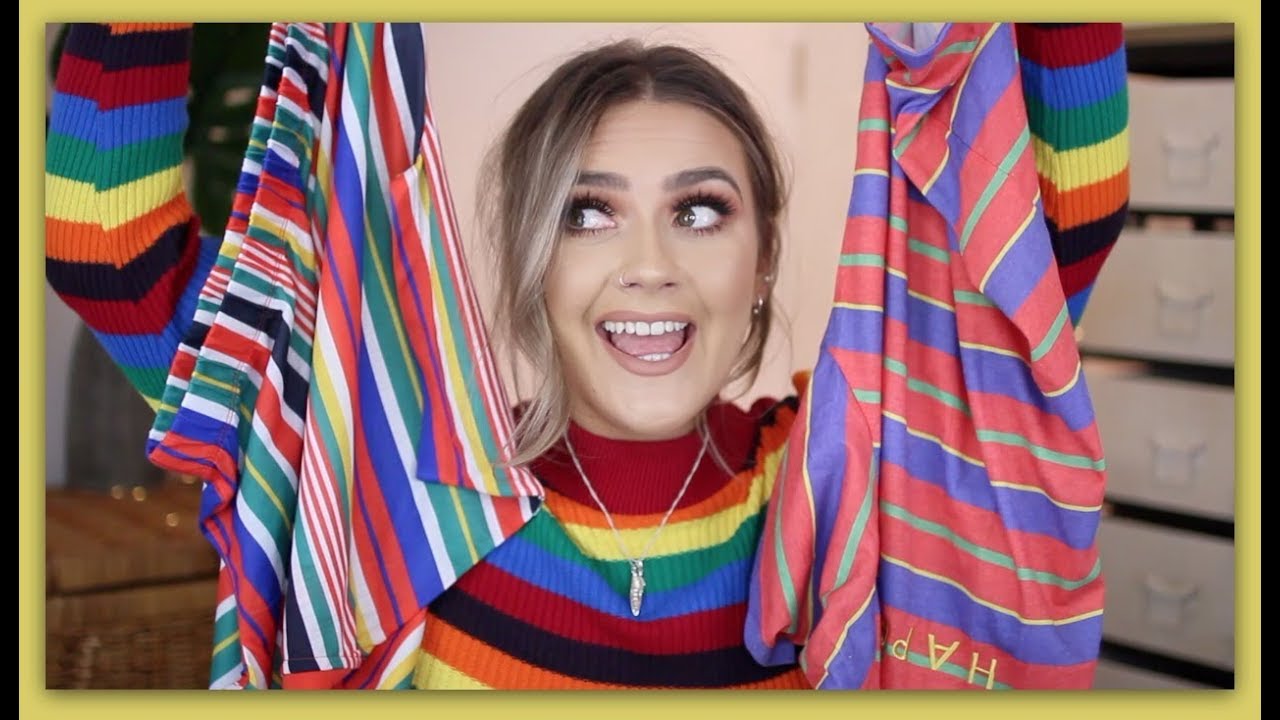 HUGE asos, Topshop & Urban outfitters try-on haul! | EmmasRectangle