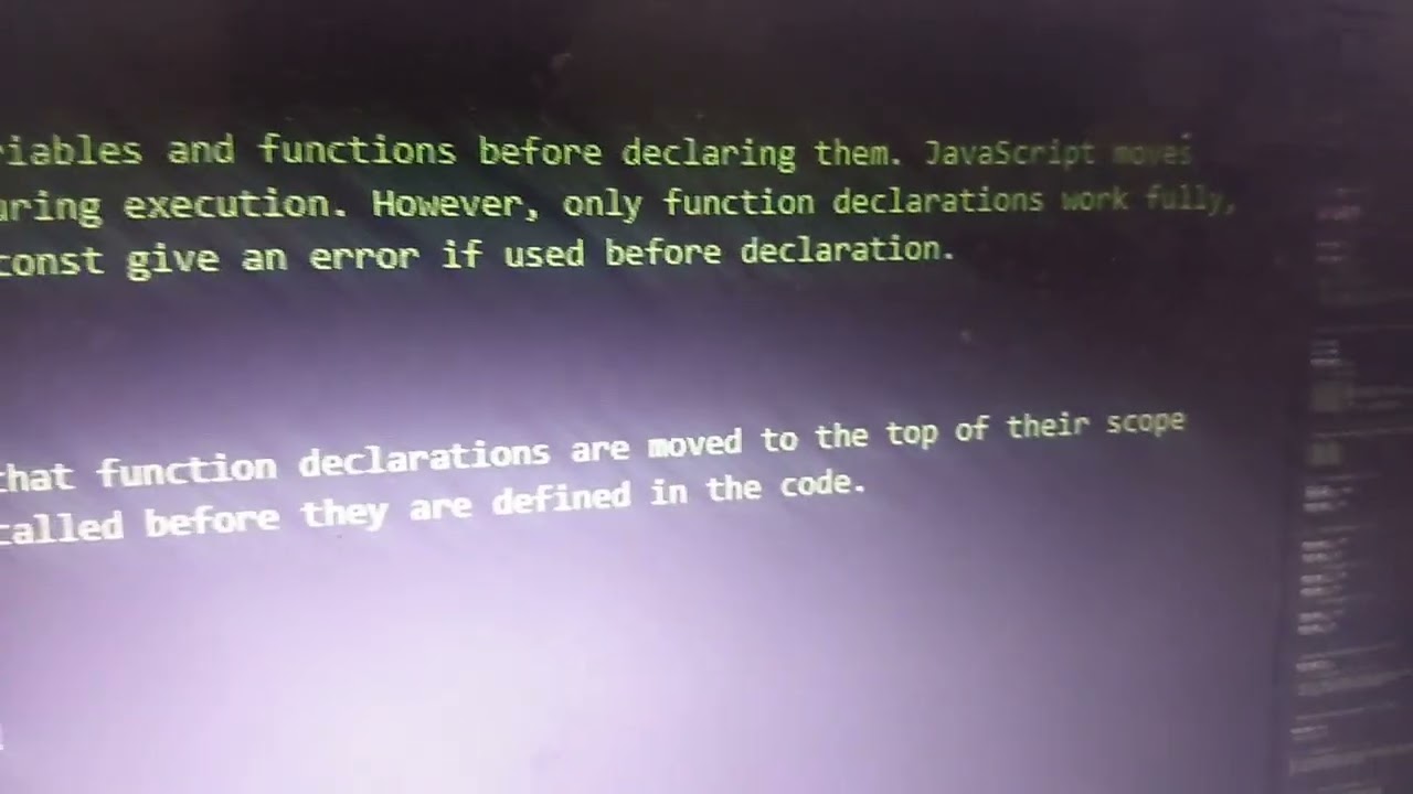 ⭐️Hoisting in JavaScript: The Hidden Mechanism Behind Variable & Function Declarations💫