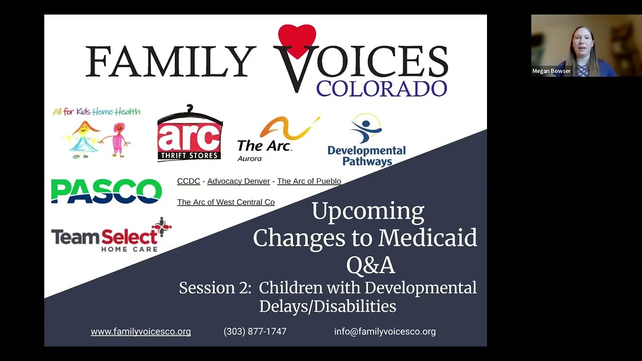 June Series - Upcoming Medicaid Changes Q&A - Children with Developmental Disabilities