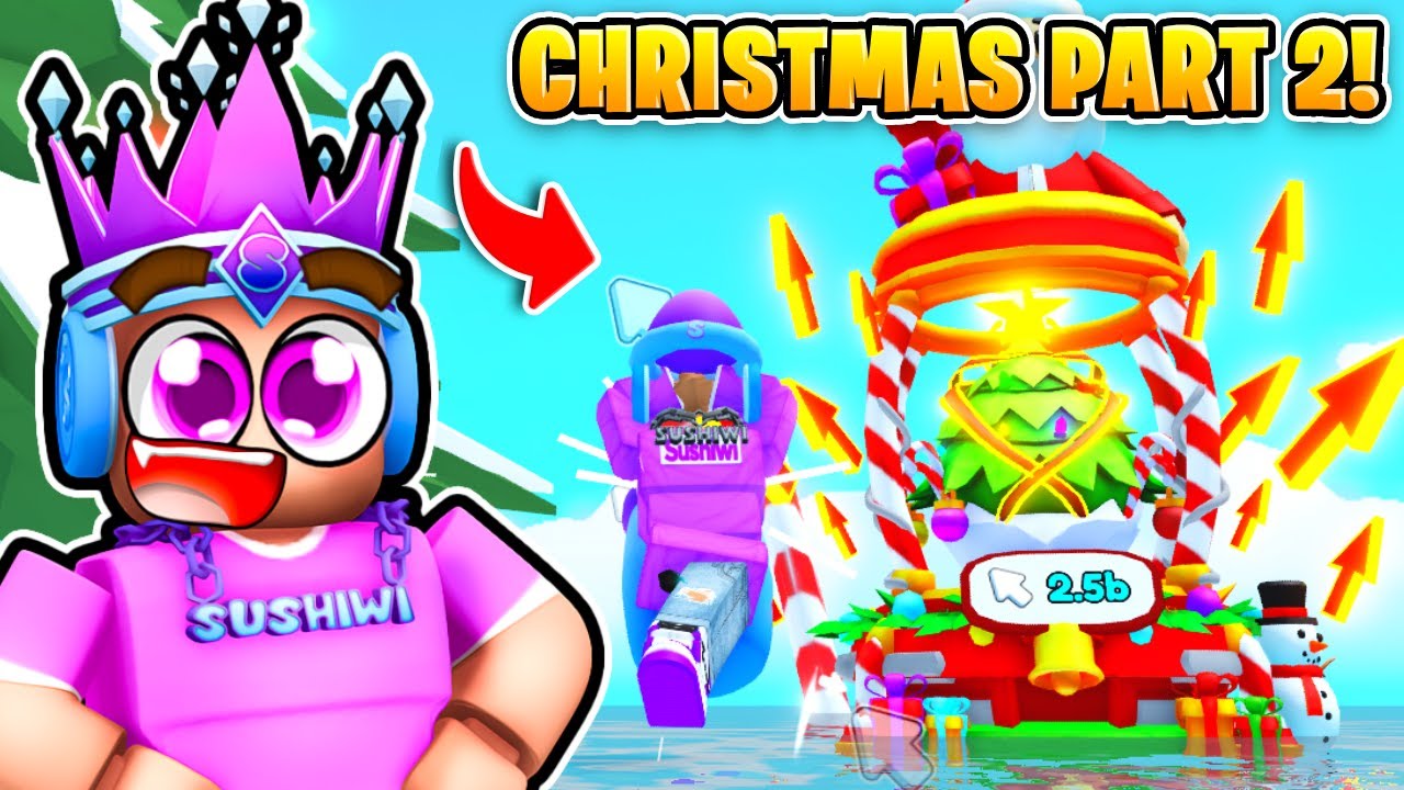 New CHRISTMAS PART 2 Update & ADMIN ABUSE In Roblox Tap Simulator...