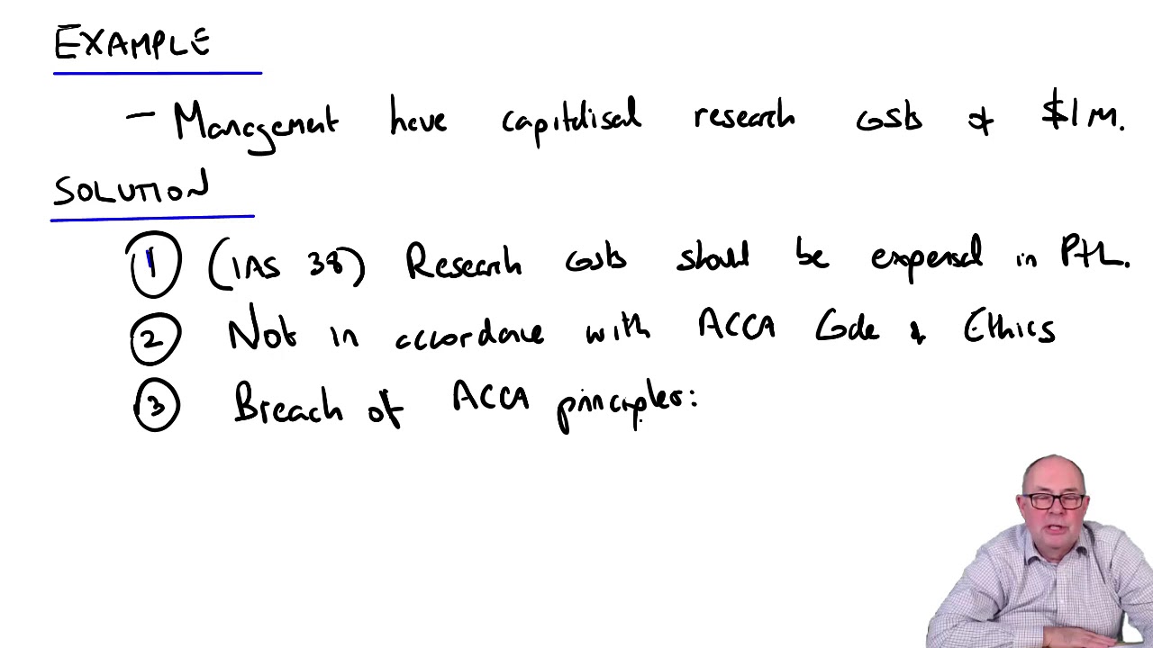 Exam technique in ethics questions - ACCA SBR