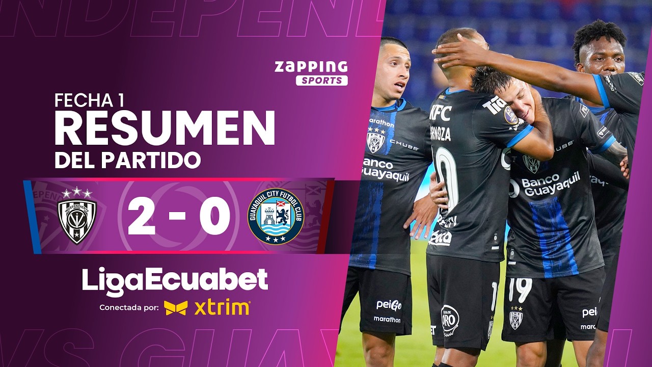 IDV 2 - 0 GYE City / Fecha 1 / Liga Ecuabet conectada por Xtrim 2026