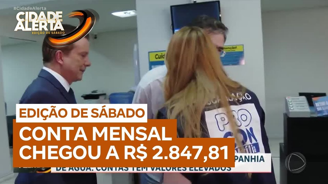 Patrulha do Consumidor: companhia de água cobra valores abusivos de clientes em SP